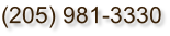 (205) 981-3330